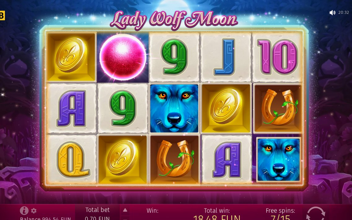 Free Spins round with 15 spins to play